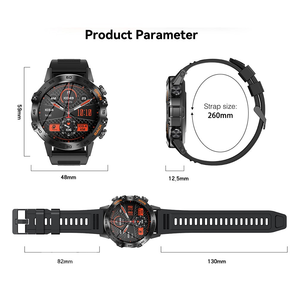Smartwatch K52 1.39 inch IPS Display