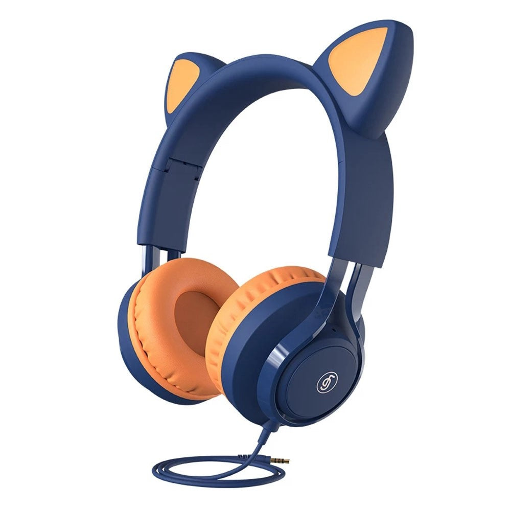 Headphones FINGERTIME EP08 Lovely Cute Cat Ear Decor