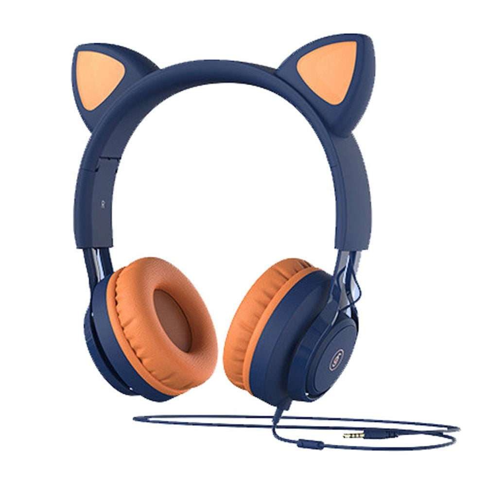 Headphones FINGERTIME EP08 Lovely Cute Cat Ear Decor