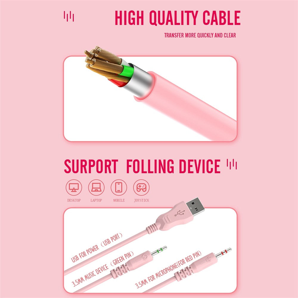 Gaming Headset BATXELLENT H2 Monochrome Glowing