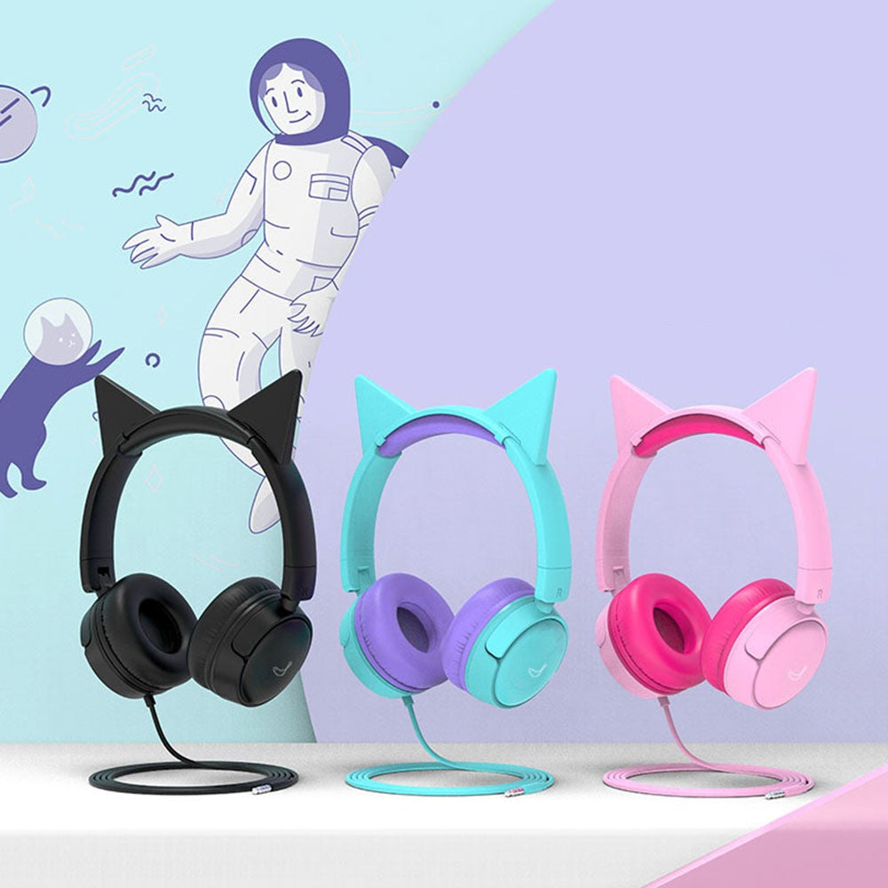 Headphones  GORSUN GS-E62V Cat Ear Decor