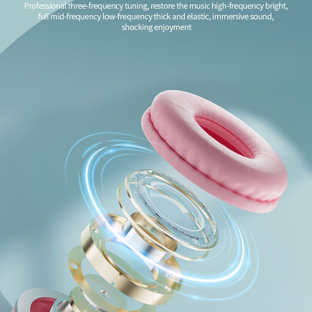 Headphones BT612 with Cat Ears