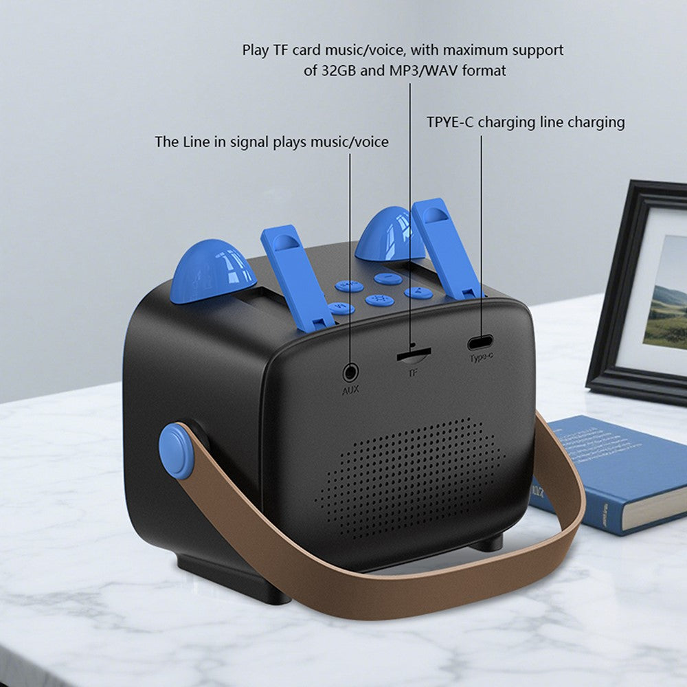 Karaoke Speaker T99 Children with Dual Microphone