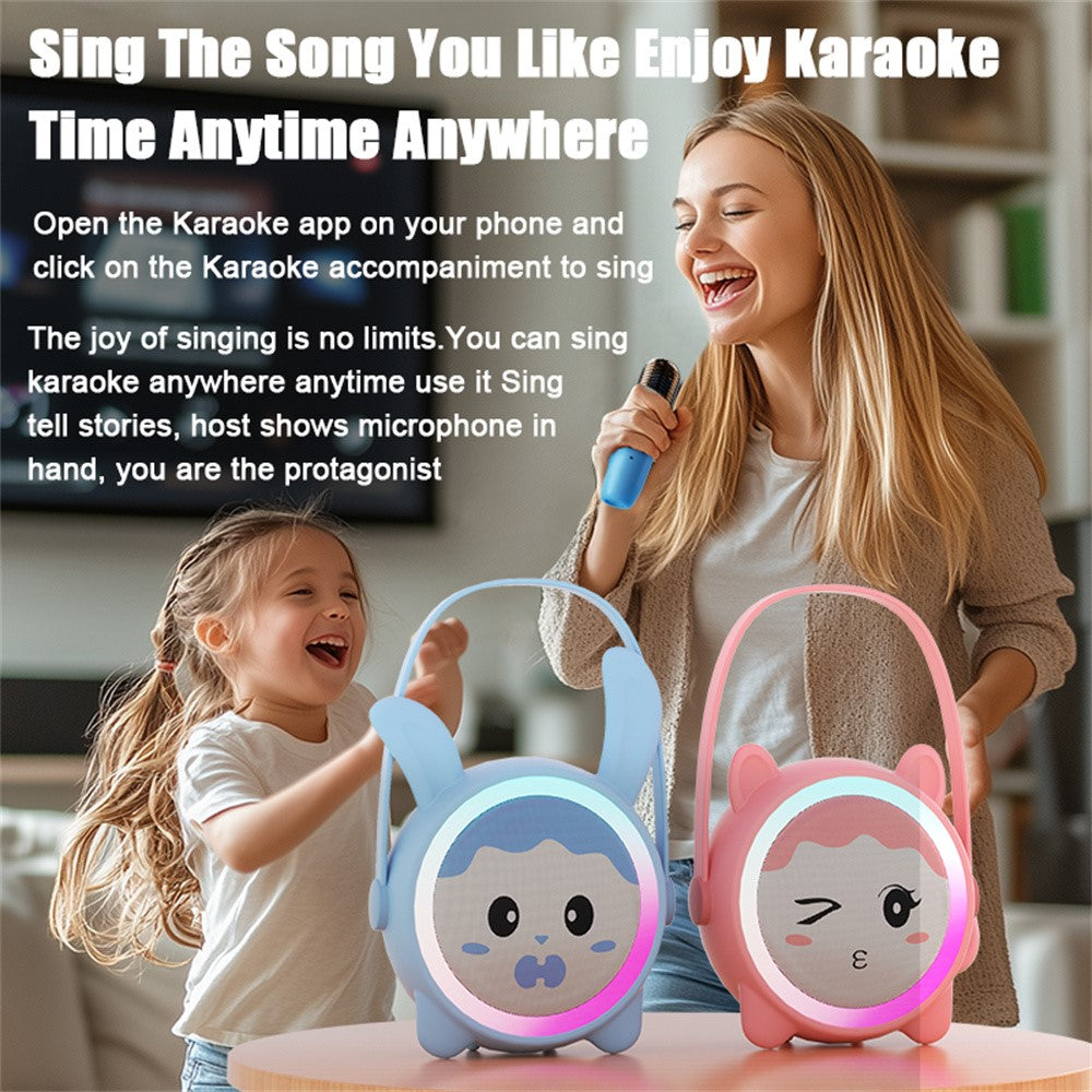 Speaker Karaoke K12 with 2 Microphones for Kids