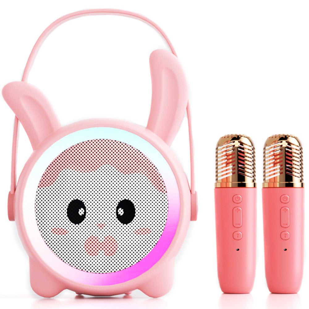 Speaker Karaoke K12 with 2 Microphones for Kids