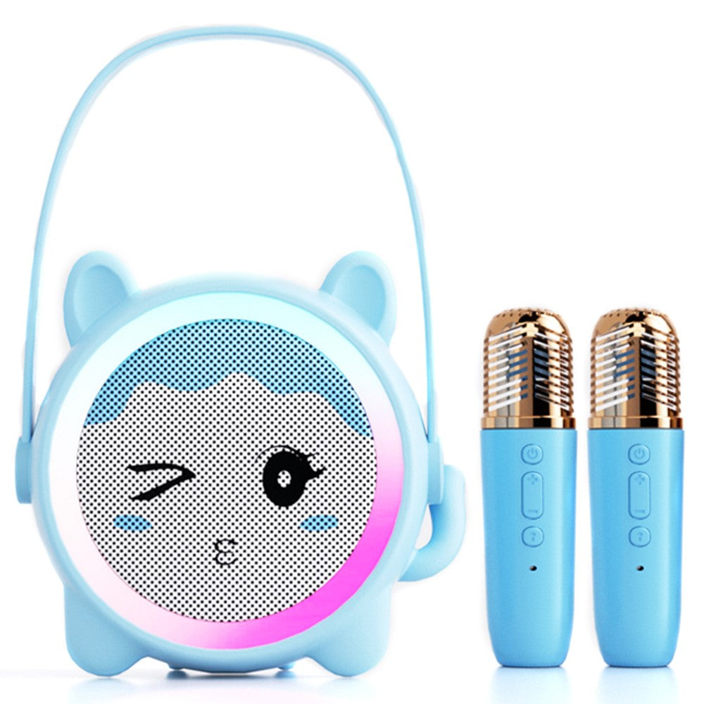 Speaker Karaoke K12 with 2 Microphones for Kids