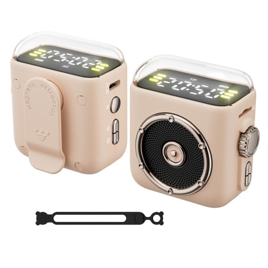 Portable Magnetic Speaker Night Light Clock