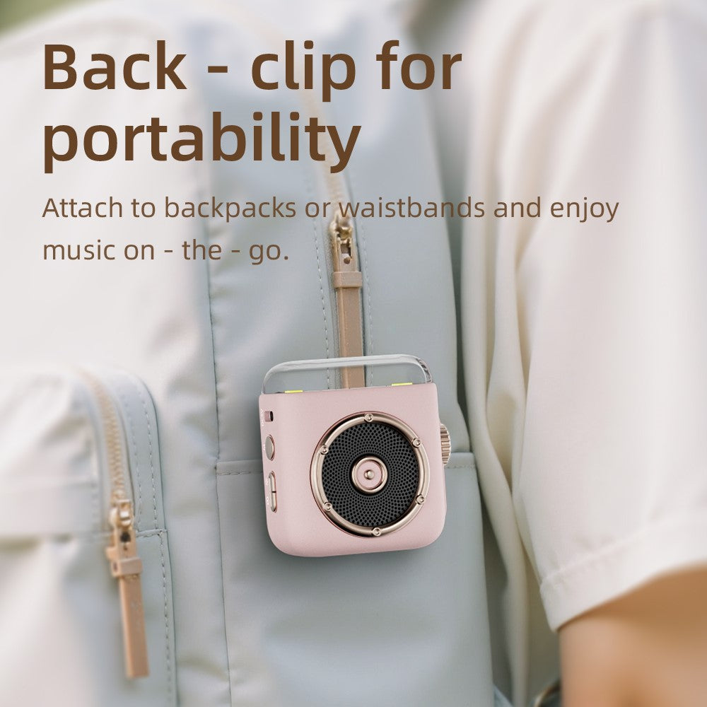 Portable Magnetic Speaker Night Light Clock