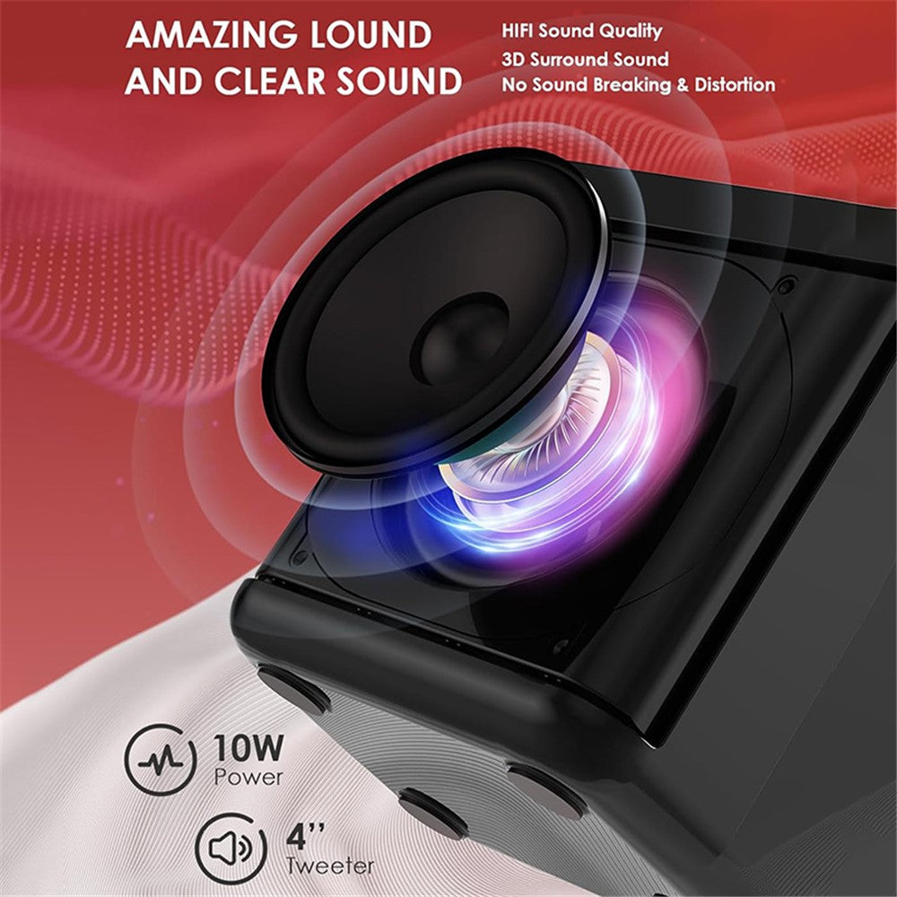 Karaoke YS307  Bluetooth with 2 Microphones