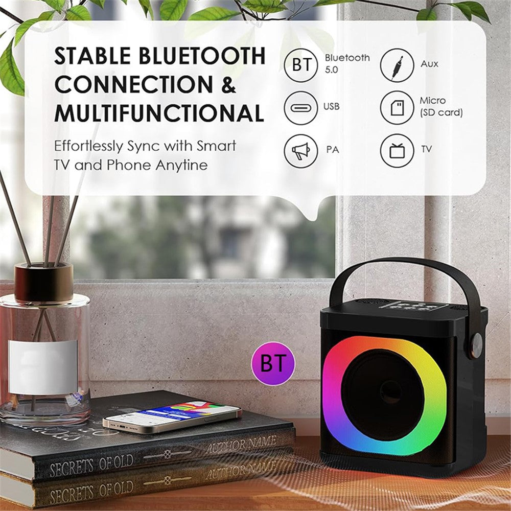 Karaoke YS307  Bluetooth with 2 Microphones