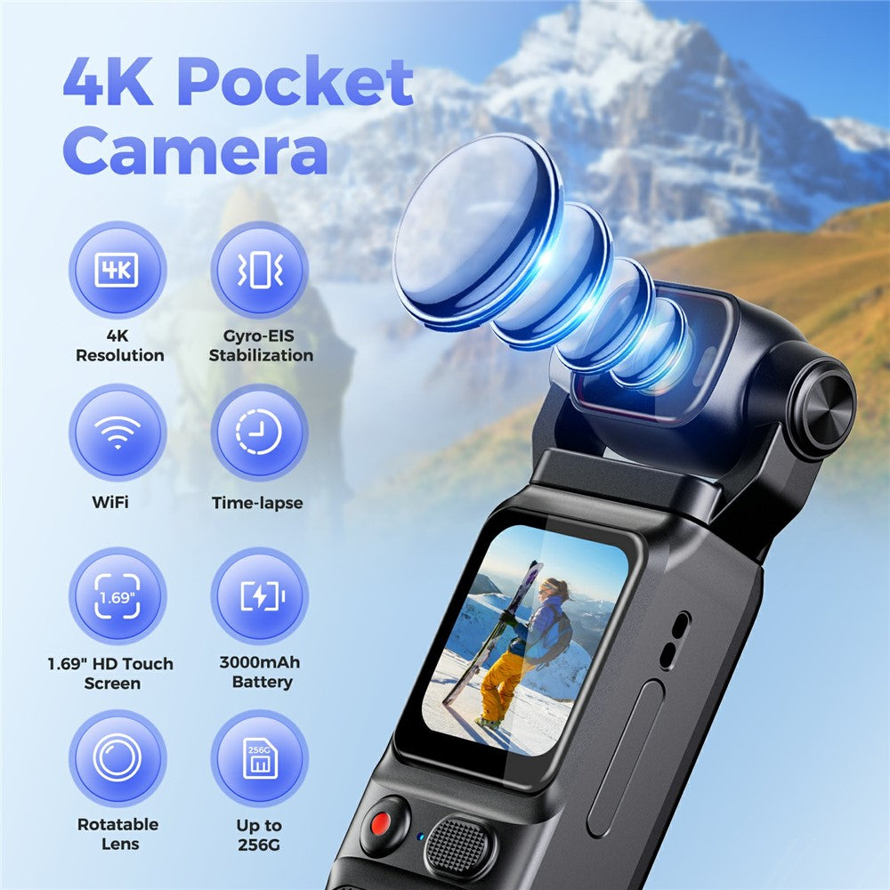 Action Camera L18 1.69 Inch Touch Screen