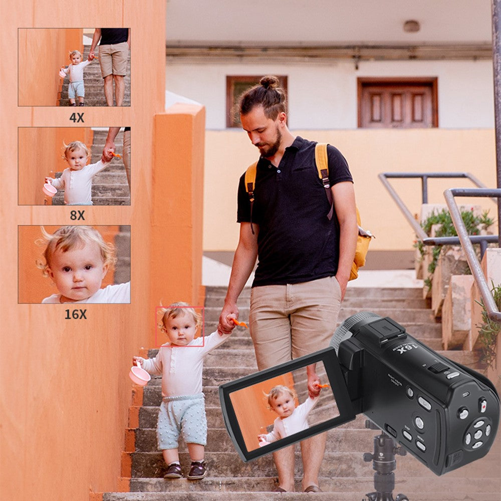 Digital Camera ORDRO V12 3.0 Inch 1080P Full HD Video Camera