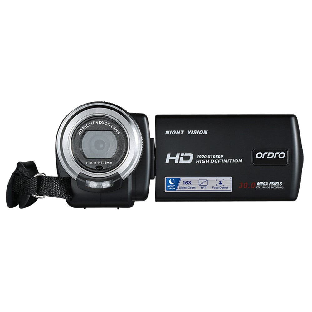 Digital Camera ORDRO V12 3.0 Inch 1080P Full HD Video Camera