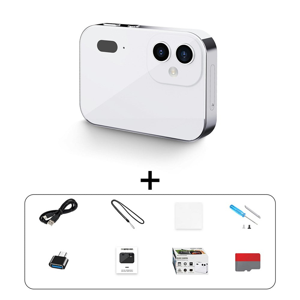 Digital Cameras D6 3 Lens CCD Camera 4K