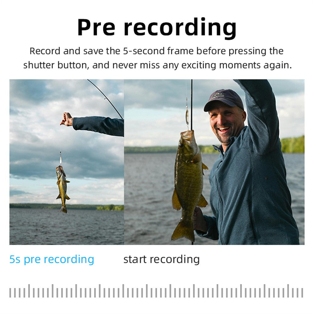 Action Camera F303AATR 5K Ultra HD Dual Screen