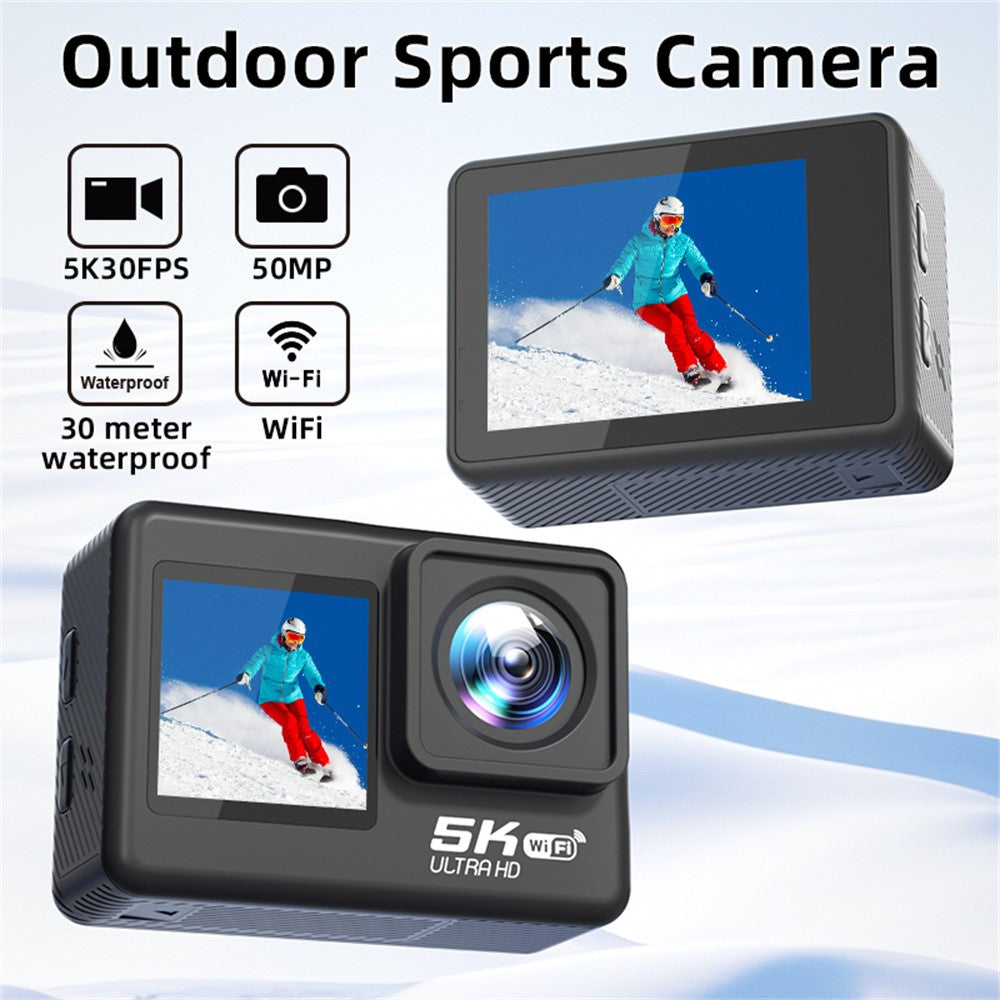 Action Camera F303AATR 5K Ultra HD Dual Screen