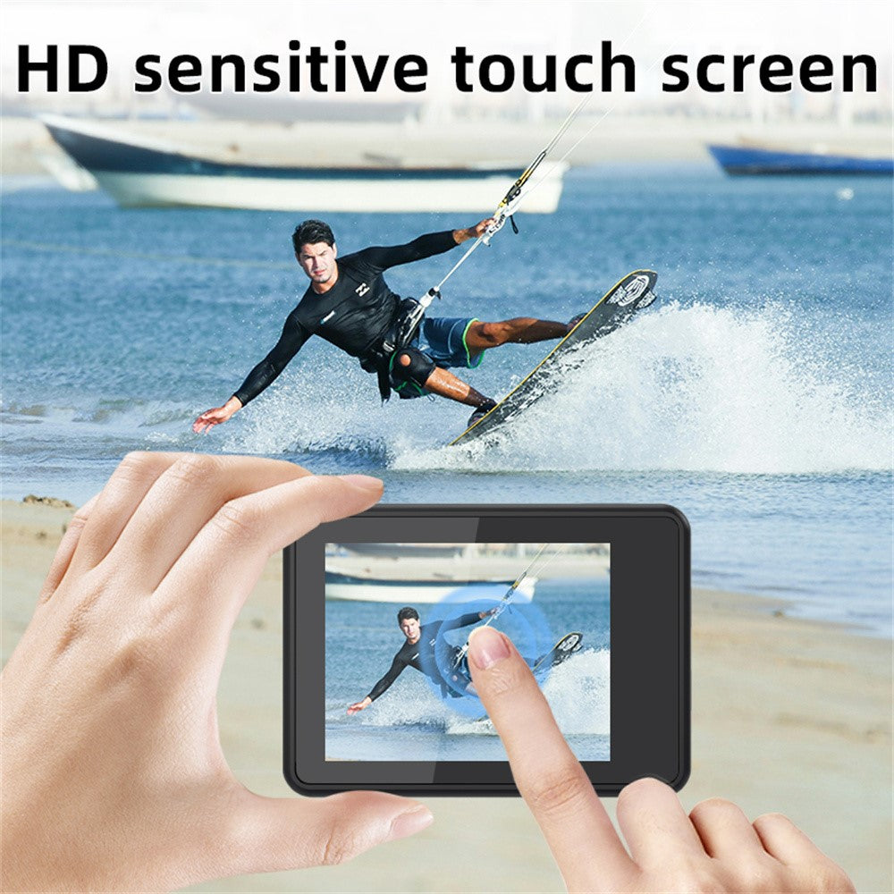 Action Camera F303AATR 5K Ultra HD Dual Screen