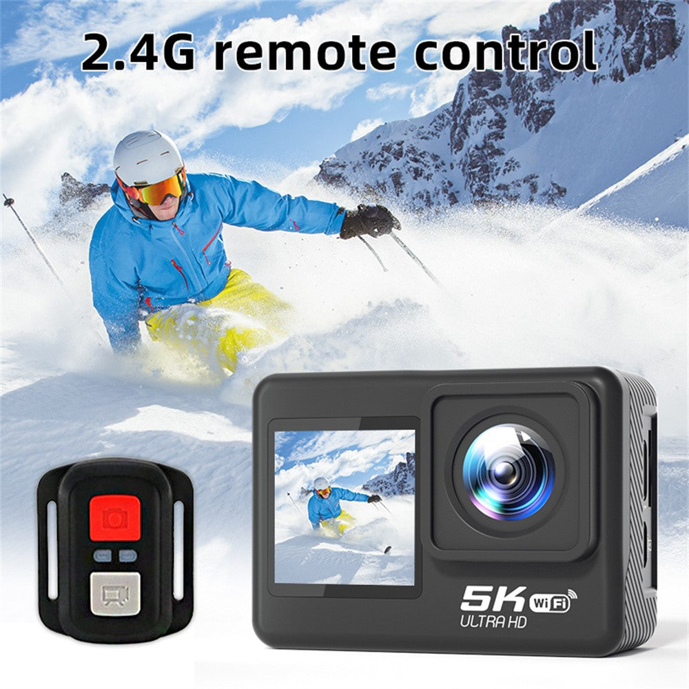 Action Camera F303AATR 5K Ultra HD Dual Screen