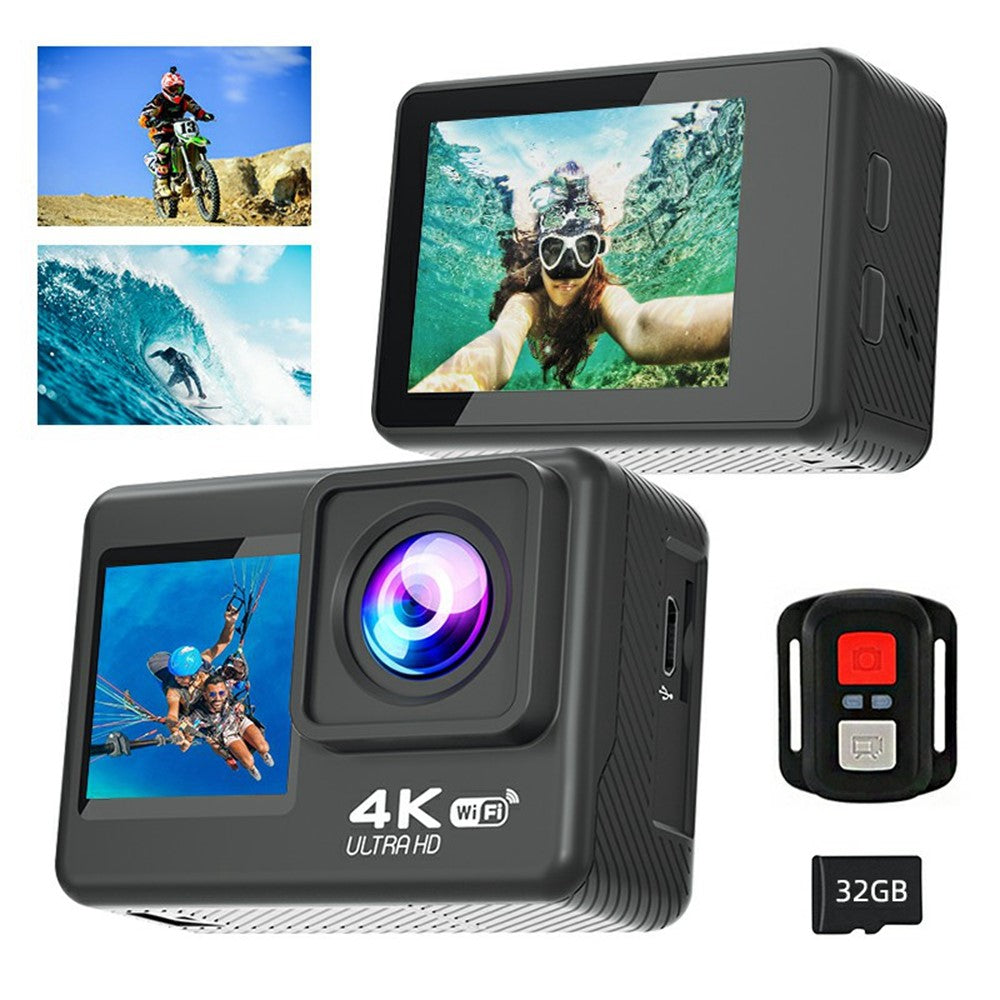 Action Camera 4K F200AA 2.0 Inch + 1.4 Inch Dual Screen