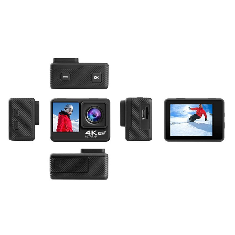 Action Camera 4K F200AA 2.0 Inch + 1.4 Inch Dual Screen