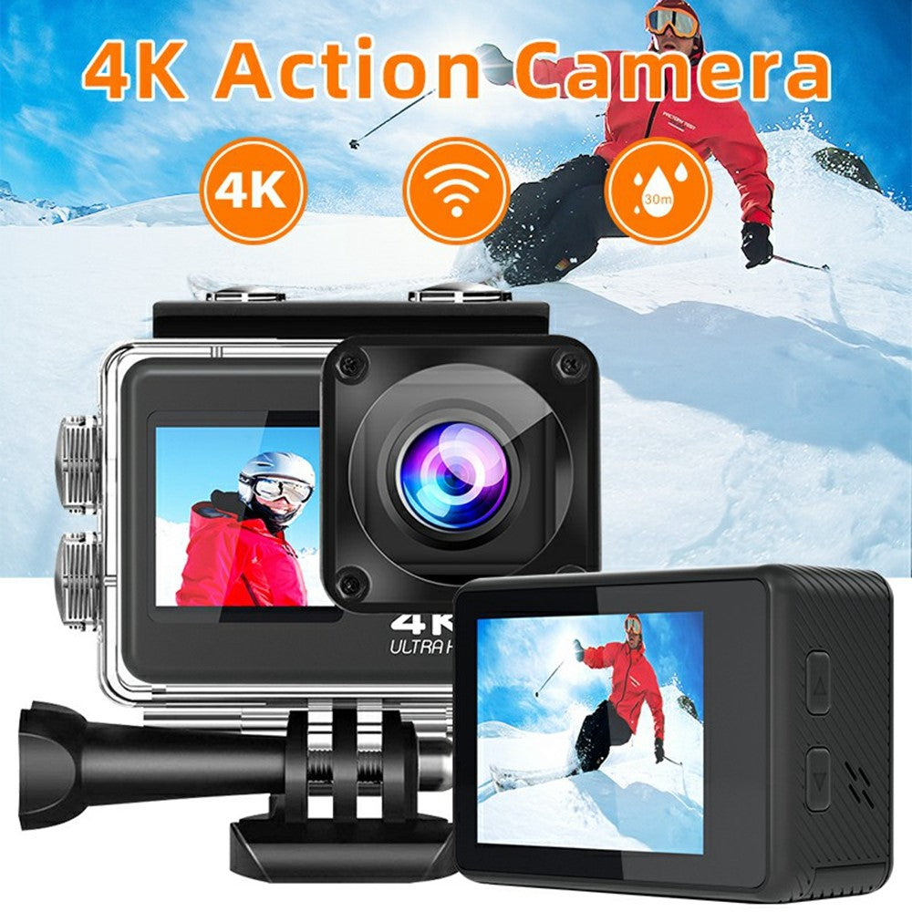 Action Camera 4K F200AA 2.0 Inch + 1.4 Inch Dual Screen