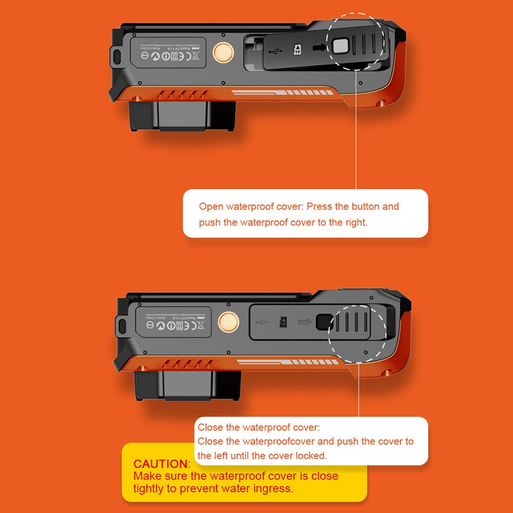 Action Camera D50  Sports Dual Screen Camera