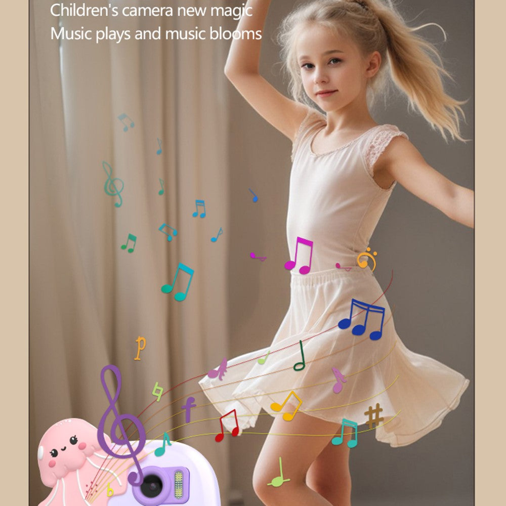 Instant Camera  P8 2.4 Inch IPS Screen