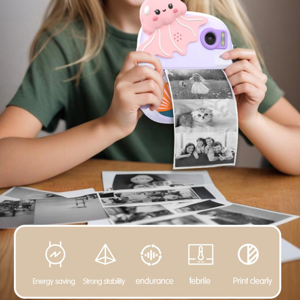 Instant Camera  P8 2.4 Inch IPS Screen