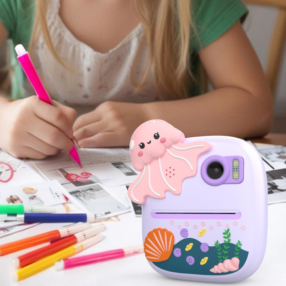 Instant Camera  P8 2.4 Inch IPS Screen