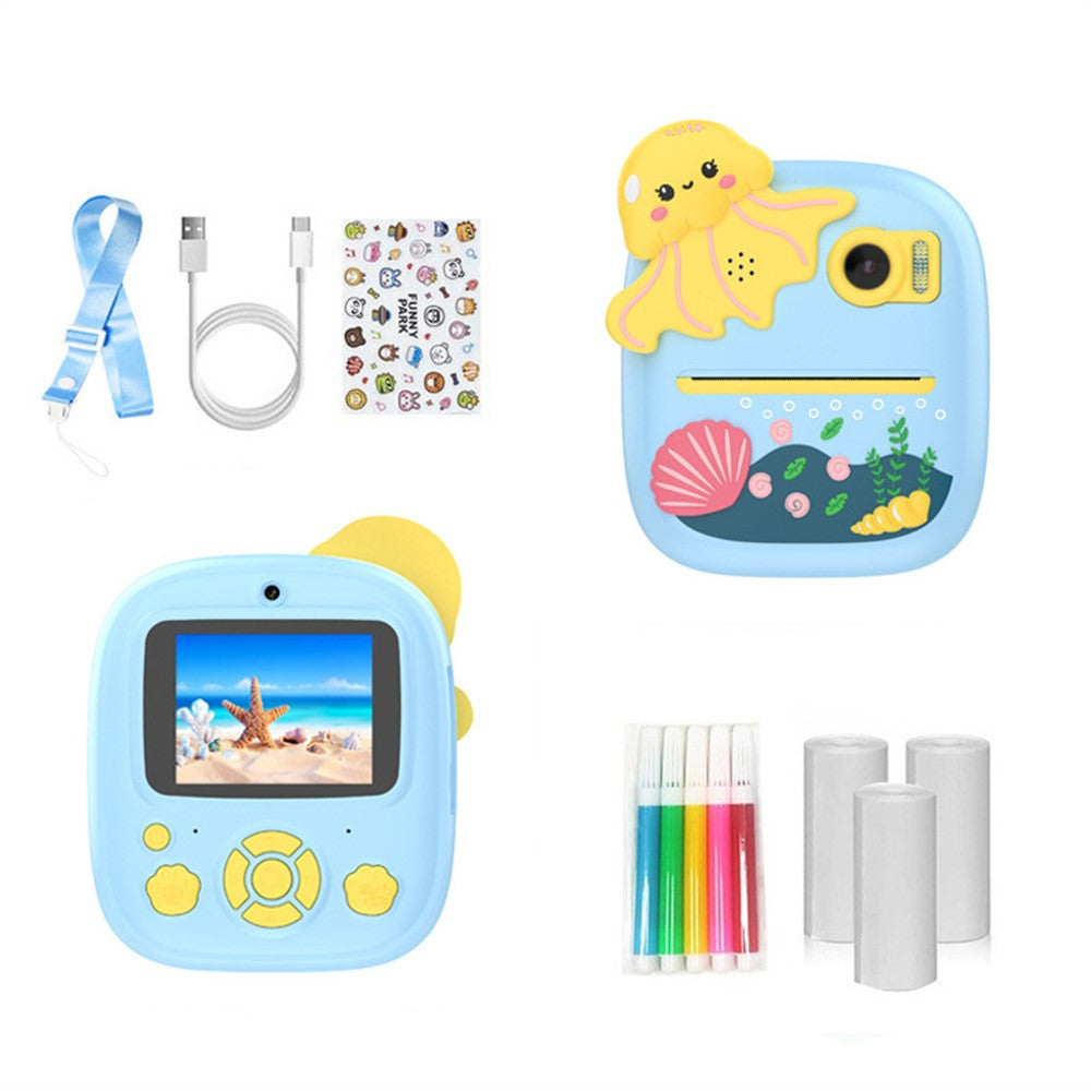 Instant Camera  P8 2.4 Inch IPS Screen