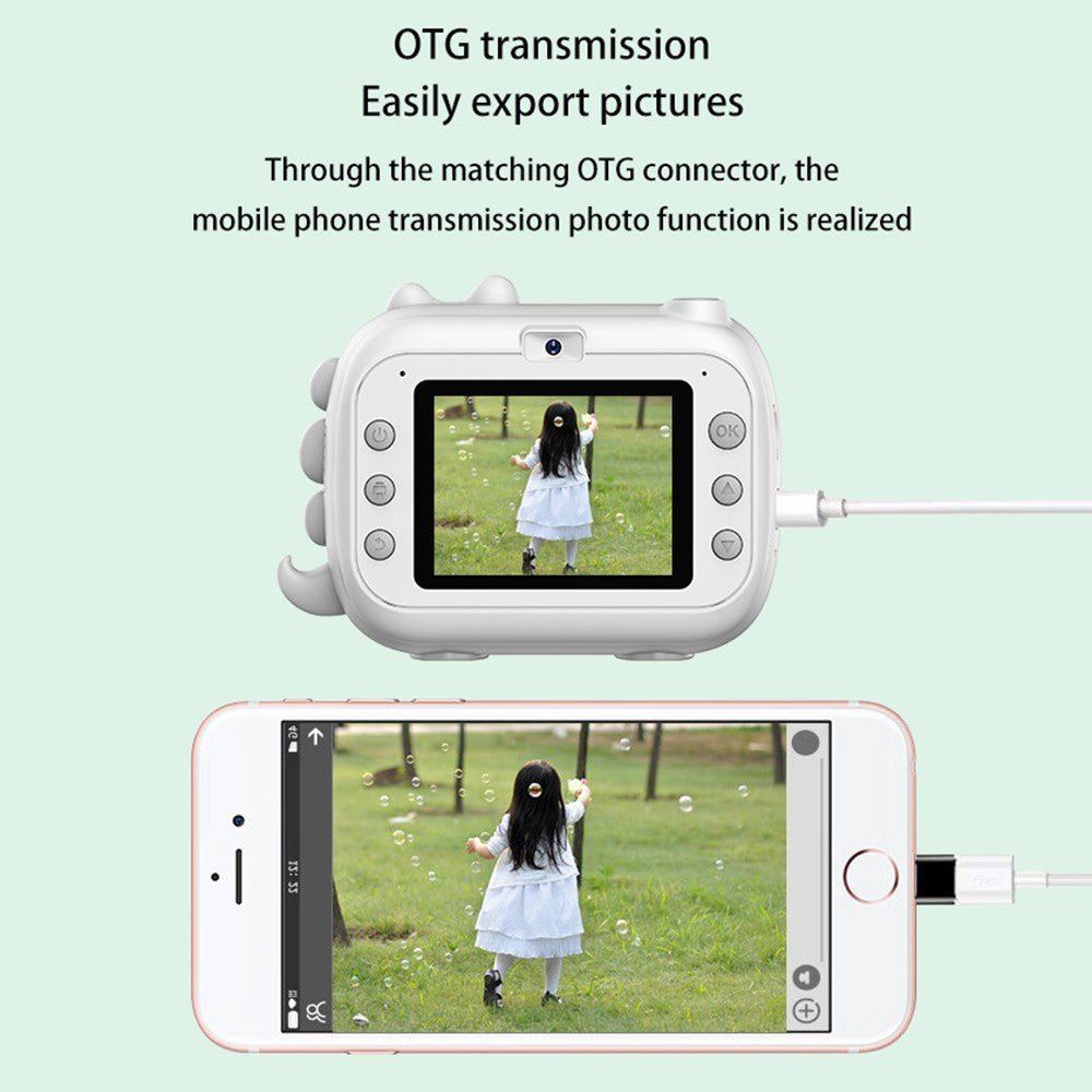 Instant Camera D1 Cartoon Dinosaur