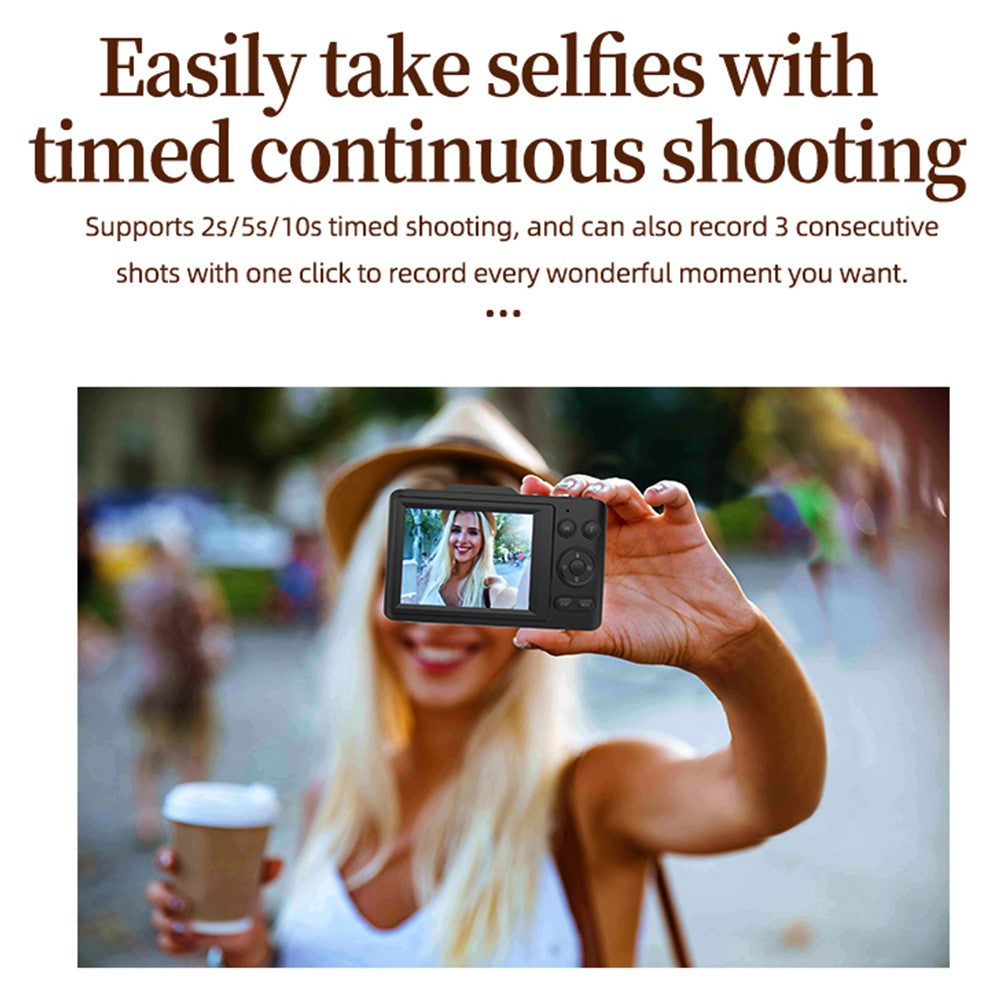 Digital Cameras H16 2.8-inch IPS Screen  32G TF Card + Card Reader