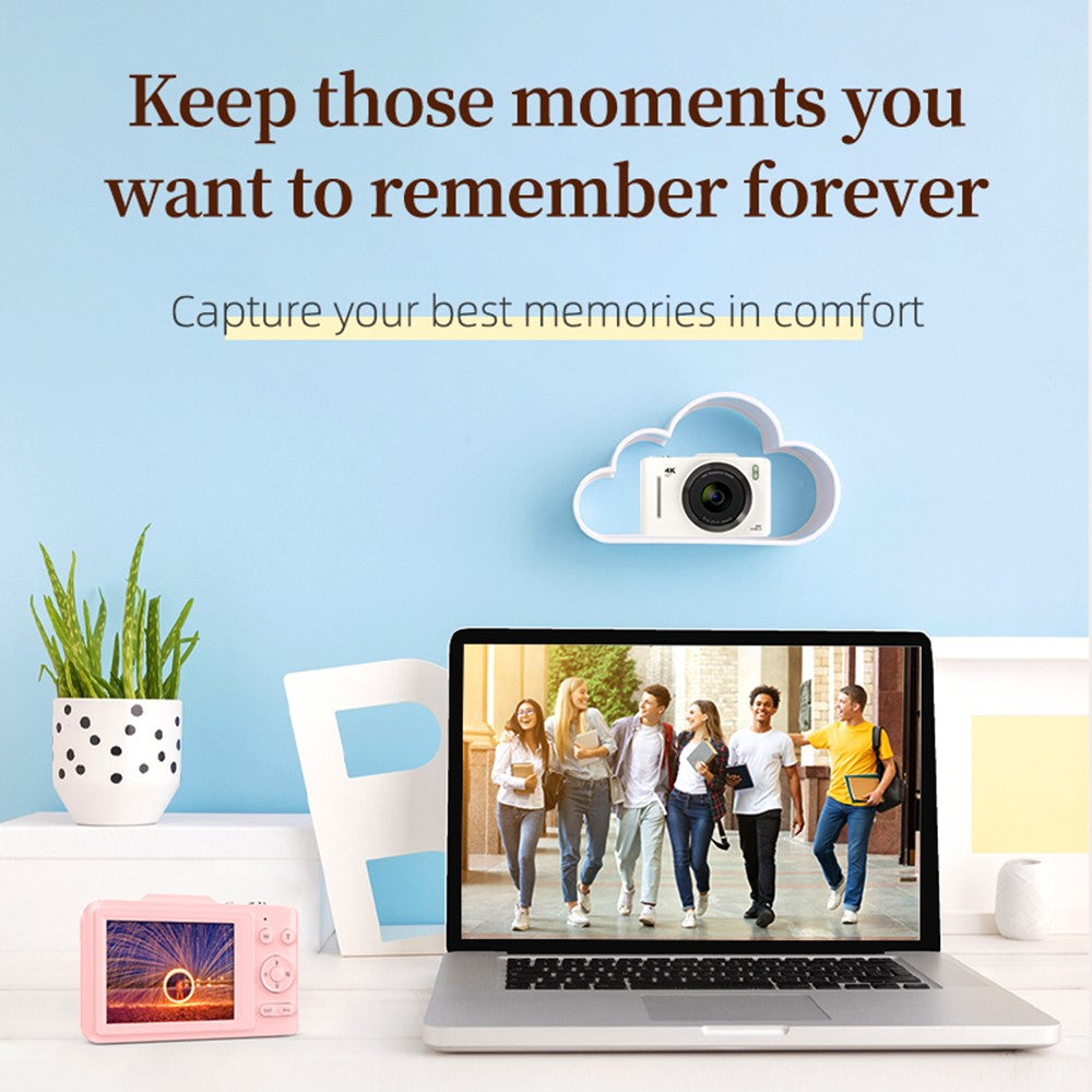 Digital Cameras H16 2.8-inch IPS Screen  32G TF Card + Card Reader