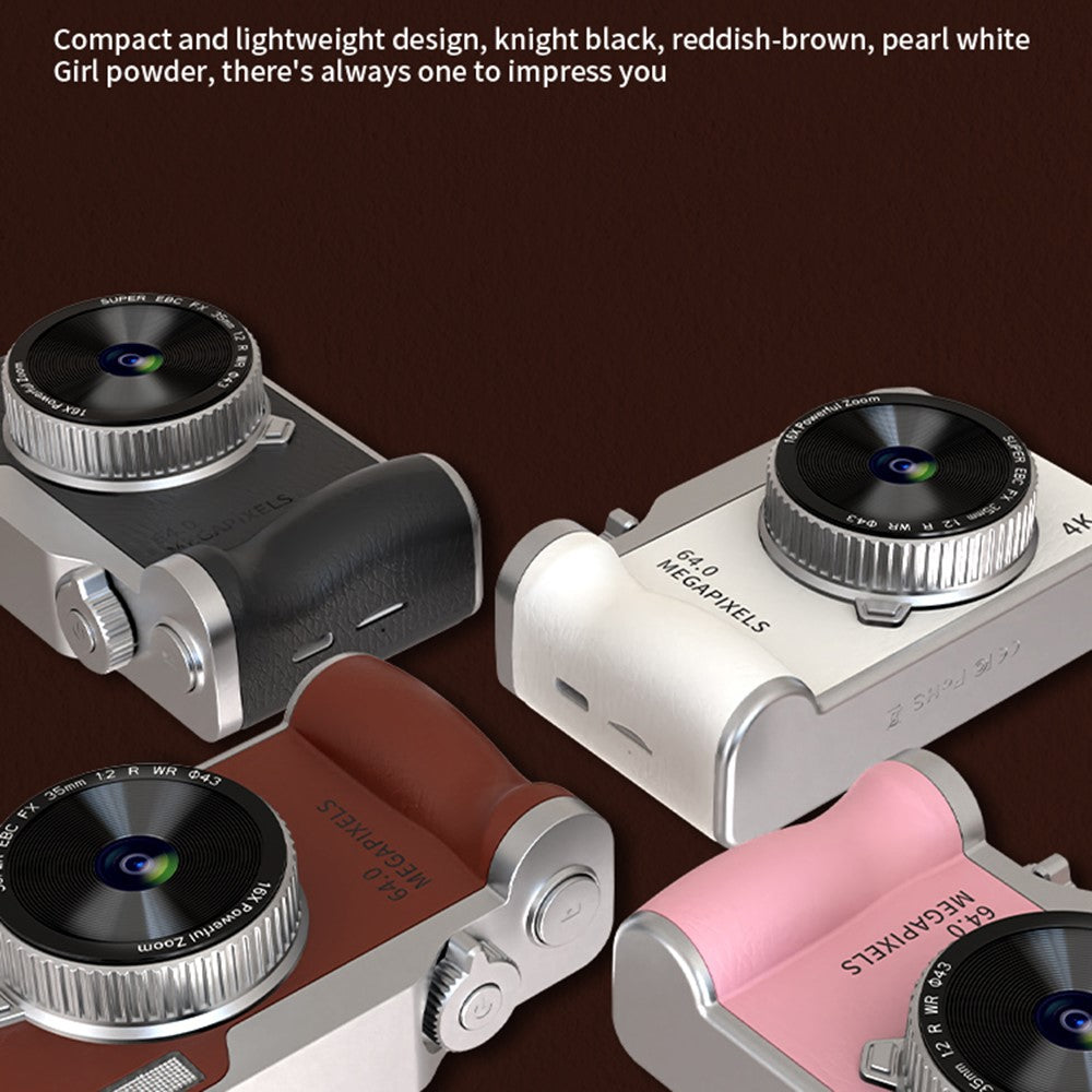Digital Camera Y01  IPS Screen Retro