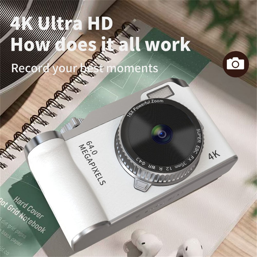 Digital Camera Y01  IPS Screen Retro