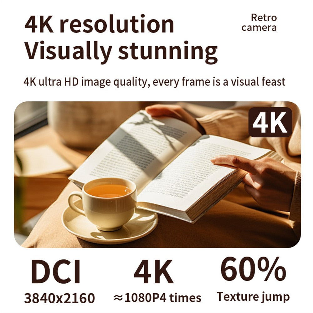 Digital Camera Y01  IPS Screen Retro