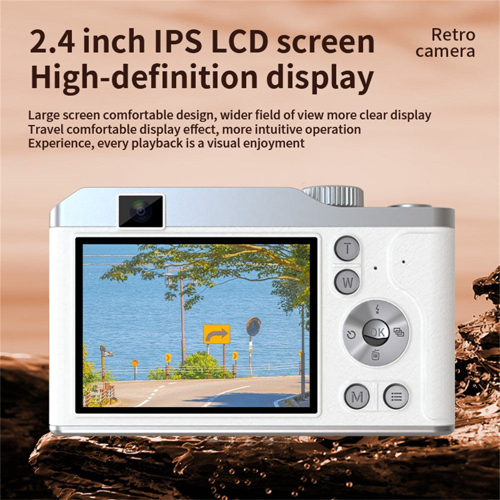 Digital Camera Y01  IPS Screen Retro