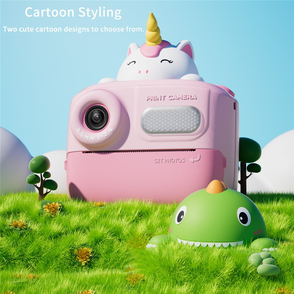 Instant Camera K64 Cute Dual Lens Kids