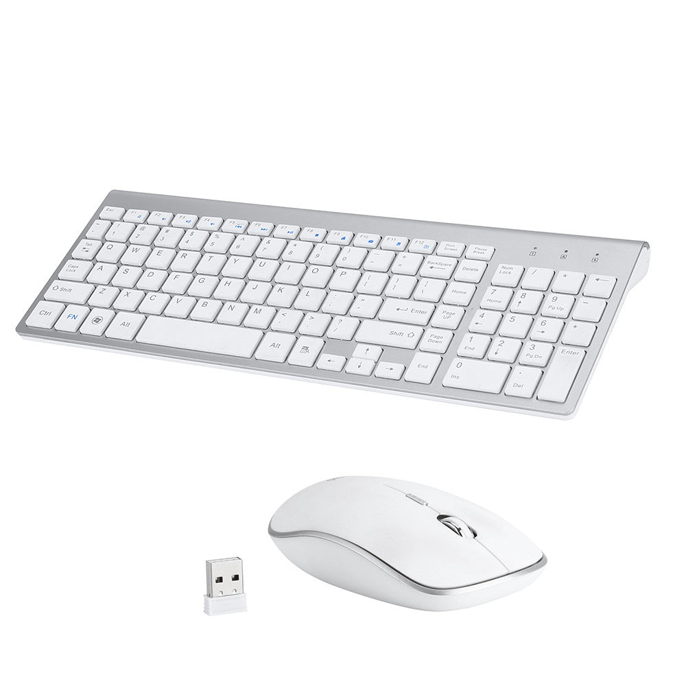 Keyboard Mouse Set Compact 2.4G Wireless