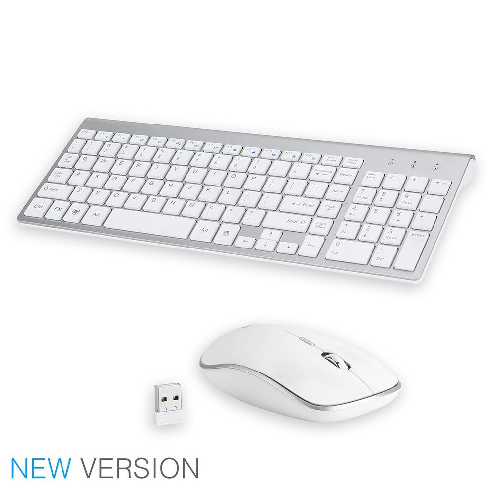 Keyboard Mouse Set Compact 2.4G Wireless