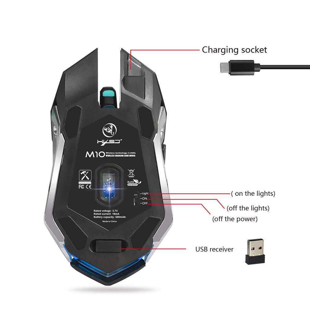 Gaming Mouse wireless M10