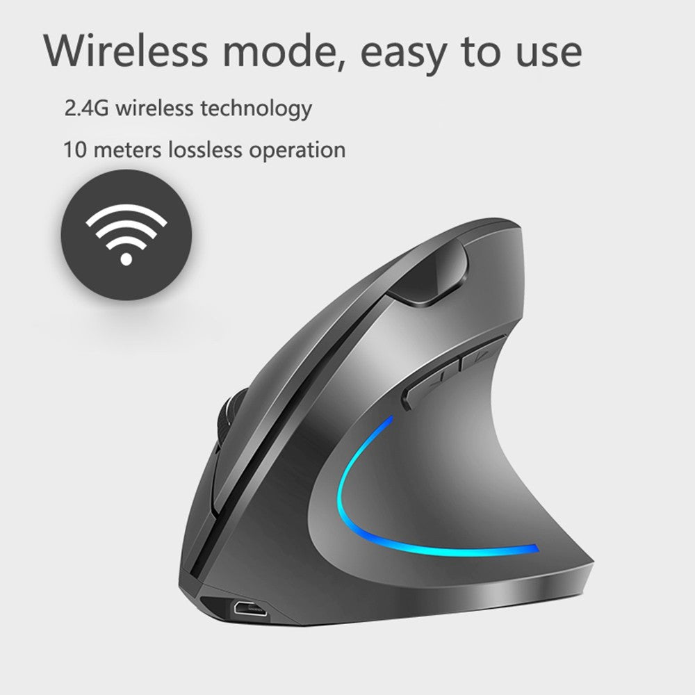 Vertical Mouse Rechargeable 2.4G Wireless